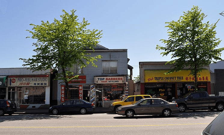 Local businesses in the neighbourhood